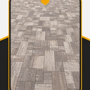 Тротуарная плитка Новый город Листопад Colormix 240×160×80×160 мм